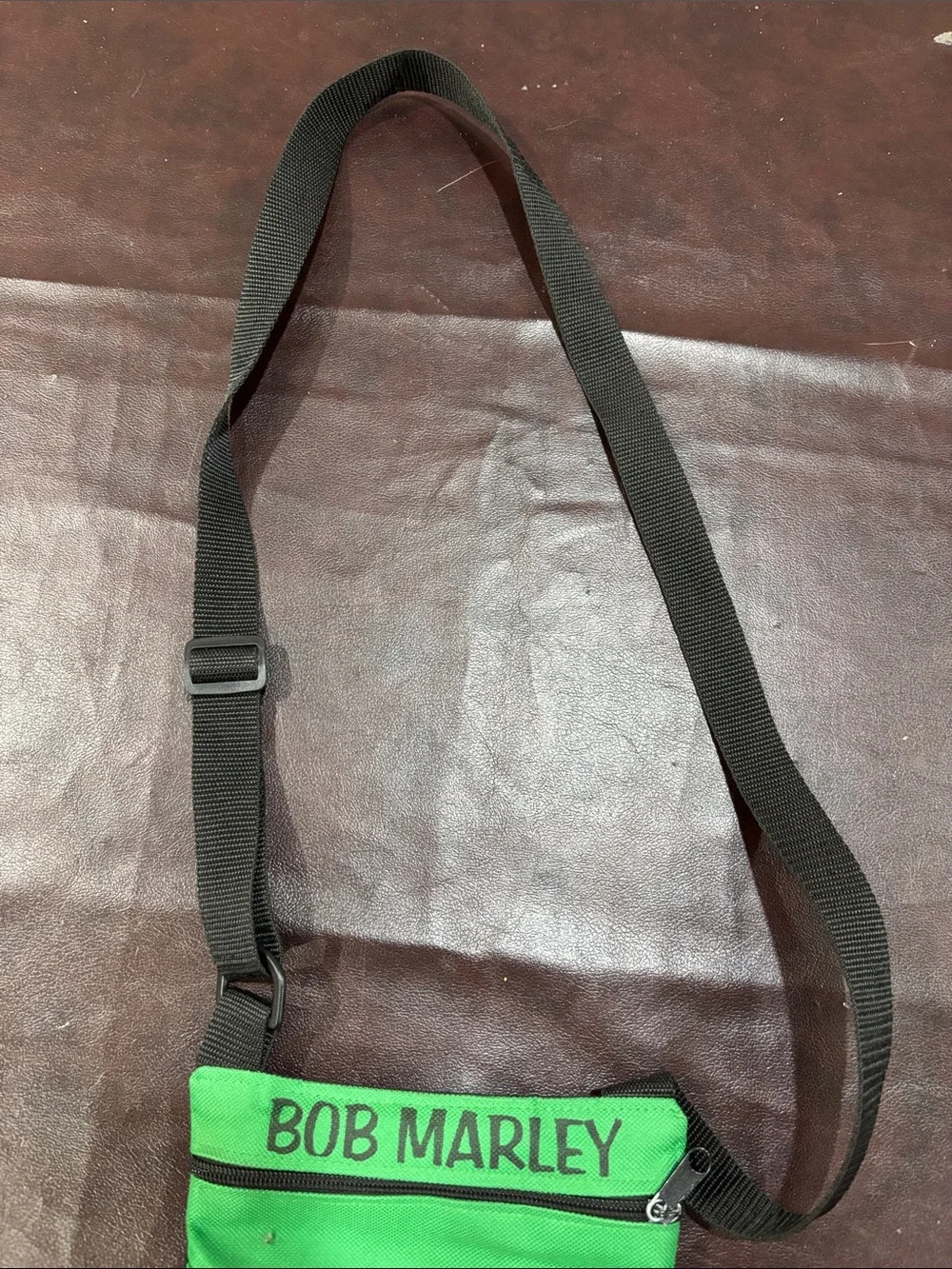 One Love Bob Marley Crossbody Sling Bag - Red/Yellow/Green